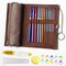 14 Sizes Crochet Hooks Kit, Super Smooth Crochet Hook Needle for Beginners or Advanced (Coffee)